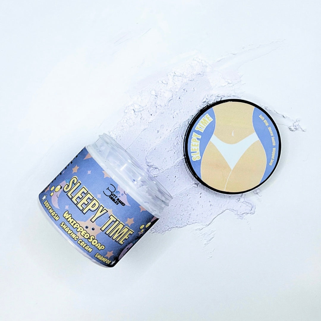 Sleepy Time whipped soap in 200ml tub