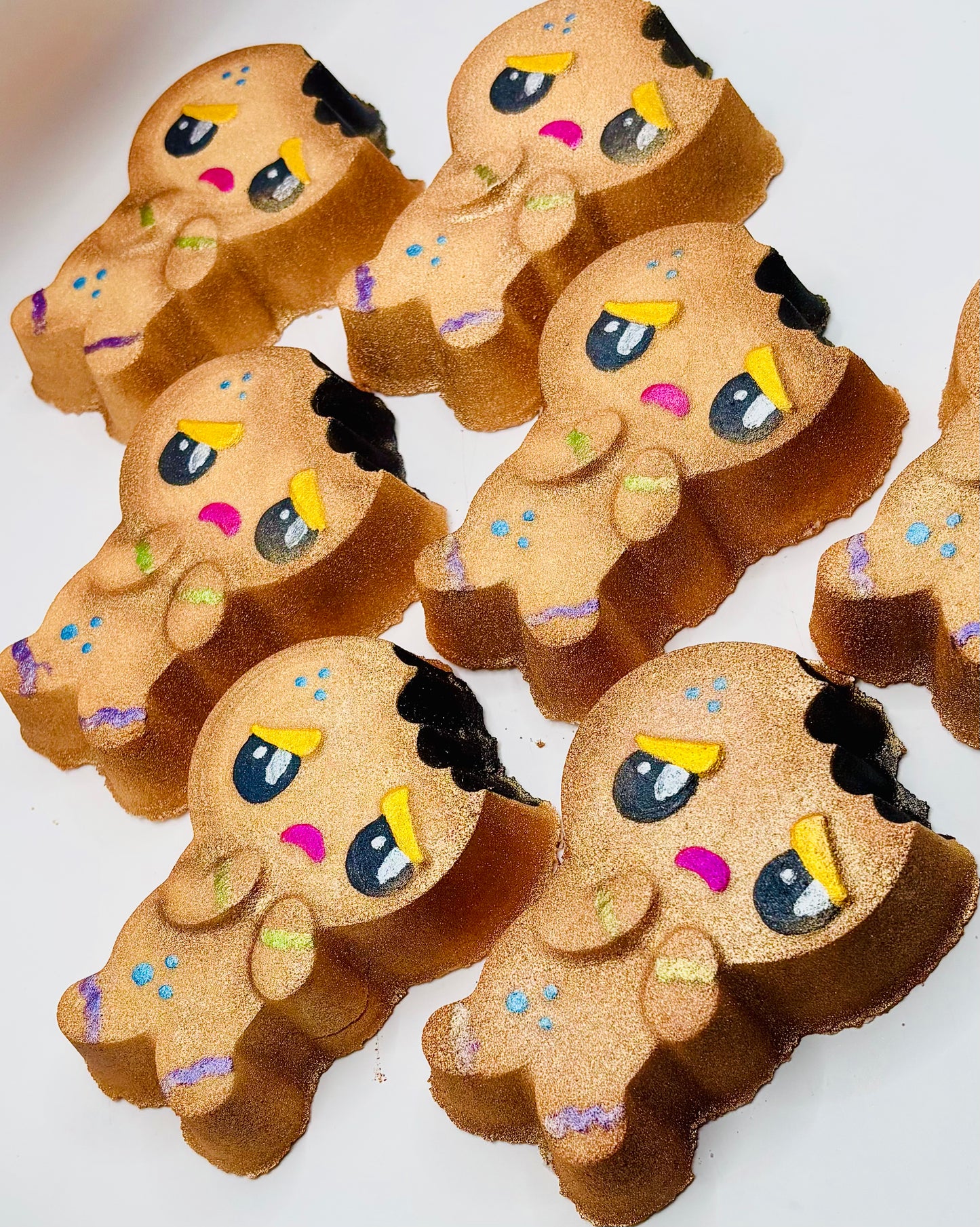 Bitten Gingerbread Man Bath Bomb