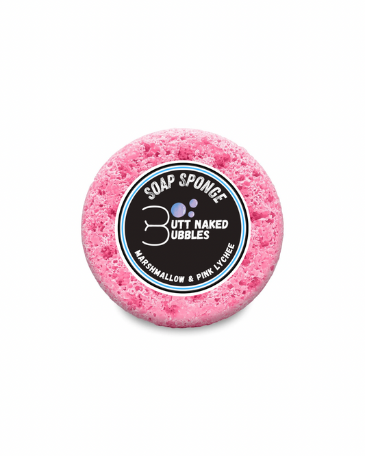 Marshmallow & Pink Lychee Soap Sponge