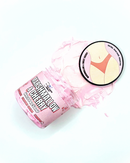Marshmallow & Sweet Cherry Whipped Soap