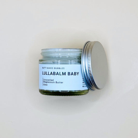 Jar of Lullabalm Baby on a white background